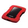 Внешний жесткий диск/ Portable HDD 2TB ADATA HD330 (Red), Silicone, USB 3.2 Gen1, 133x89x16mm, 190g /3 года/ AHD330-2TU31-CRD