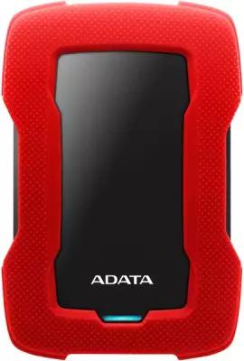 Внешний жесткий диск/ Portable HDD 2TB ADATA HD330 (Red), Silicone, USB 3.2 Gen1, 133x89x16mm, 190g /3 года/ AHD330-2TU31-CRD