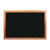 Доска магнитно-меловая 100х150 см, чёрная, Calligrata, в деревянной рамке (морилка темная)