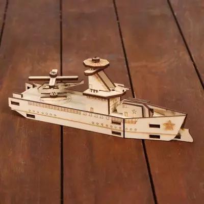 Cборная модель "Военный корабль", 1 шт