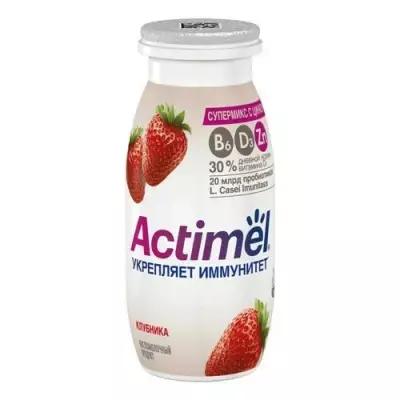 Продукт кисломолочный клубника Actimel 1,5%