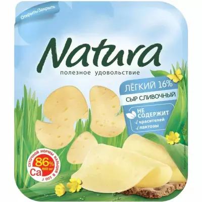 Сыр Arla Natura Сливочный лёгкий нарезка ломтики 30%, 150г