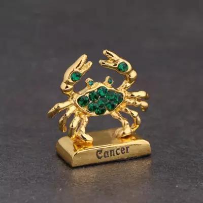 Сувенир знак зодиака "Рак", с кристаллами