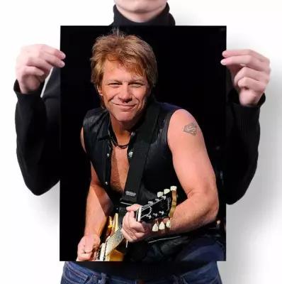 Плакат Bon Jovi, Бон Джови №7, А4 (29-21 см)