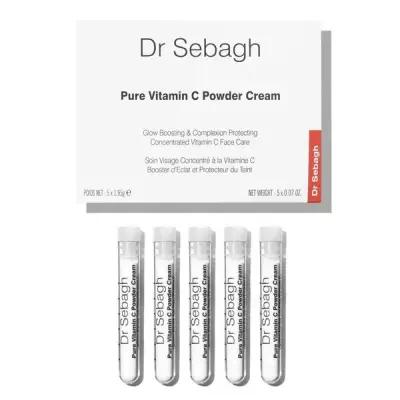 Dr.Sebagh Pure Vitamin C Powder Cream Крем для лица базовый уход с чистым стабилизированным Вит С ампулы, 1,92 г 5 шт