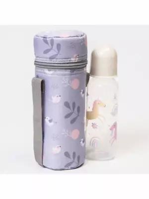 Термосумка для бутылочки форма тубус фиолетовый Крошка Я