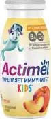 Напиток кисломолочный Actimel детский с персиком 1,5%