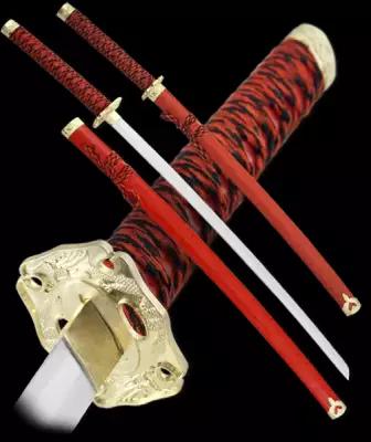 Набор самурайских мечей (2 шт.) 102см., 78см. арт.D-50020-YL-KA-WA