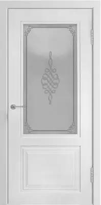 Ульяновские двери L-2.2 до, Белая эмаль 2000*600.Комплект (полотно,коробка,наличник)