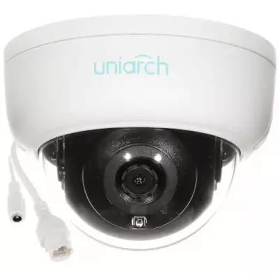 IP-камера Uniarch 4МП уличная купольная антивандальная с фиксированным объективом 2.8 мм, ИК подсветка до 30 м., матрица 1/3" CMOS