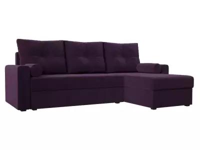 Угловой диван Верона лайт правый угол, Велюр, Модель 114060