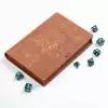 Деревянная шкатулка для игральных карт и кубиков D&D 
