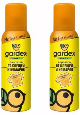 Gardex Baby Аэрозоль от клещей и комаров, 100 мл (2шт в наборе)