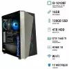 Компьютер для игр BonusPK 3705057 (Core i3-10100F, H410M, 16 Гб, HDD: 4 Тб, SSD: 120 Гб, GTX1660ti, Win 10 Home, Wi-Fi, 500 Вт, Zalman S4 Plus Black)
