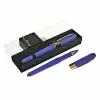 Ручка шариковая, 0.5 мм, BrunoVisconti MONACO, стержень синий, корпус Soft Touch лиловый, в футляре