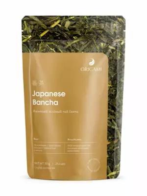 Чай листовой ORIGAMI TEA Банча, зеленый, японский, рассыпной, заварной, натуральный без добавок 50 гр