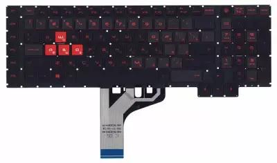 Клавиатура для ноутбука HP Omen 17-CB1000, Русская, черная с подсветкой