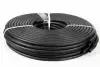 Трубка резиновая уплотнительная черного цвета внутренний диаметр 32 мм наружный 40 мм длина 3 метра