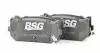 BSG AUTO PARTS BSG40-200-033 Тормозные колодки - задние