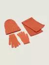 Комплект (шапка,снуд,перчатки) Hola HB02231646001 кирпичный для мальчиков 54 размер