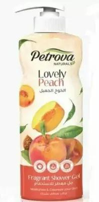 Гель для душа с натуральным экстрактом фруктов и ягод "Сладкий персик" Petrova