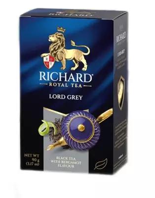 Чай черный Richard Lord Grey, лимон, бергамот, 90 г