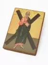 Икона Андрей Первозванный, Апостол, под старину, 10х13 см