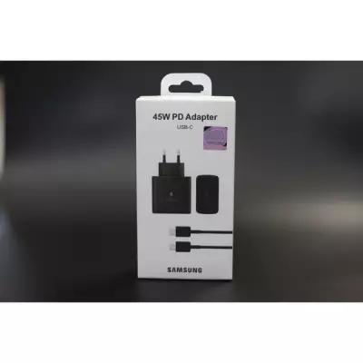 Сетевое зарядное устройство для Samsung EP-T4510 + кабель USB Type-C 5А, 45 Вт белый