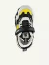 Кроссовки для мальчиков, цвет черный, бежевый, размер 27, бренд Soter, артикул LF661-1A_чер-беж