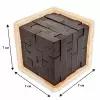 Головоломка тетрис Magic Tetris Cube развивающая пазл 3D Wood IQ Puzzle деревянная (54 детали)
