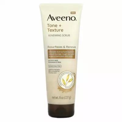 Aveeno, Tone + Texture, Renewing Scrub, Fragrance Free, 8 oz (227 g)