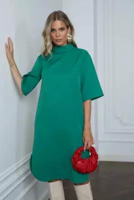 Платье Awesome Apparel, размер 50, зеленый