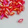 Бусины для творчества пластик Ромб-кристалл голография красный набор 20 гр 0,6х0,6х,2 см 989630 1 шт