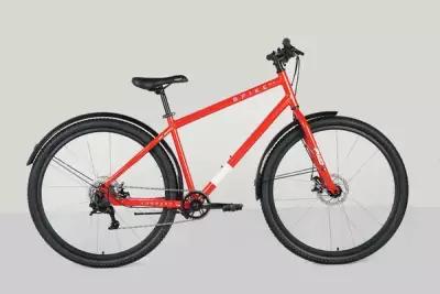 Велосипед FORWARD SPIKE 29 D (29" 8 ск. рост. 18") 2023, красный/белый