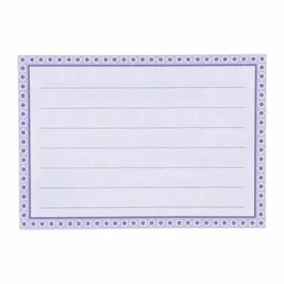Наклейки для школьных принадлежностей "Фиолетовая рамка" 11х8 см (20 шт)