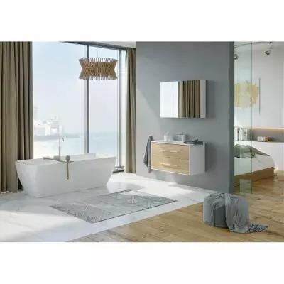 Мебель для ванной Aqwella 5 stars Miami 75 подвесная (тумба с раковиной + зеркало)