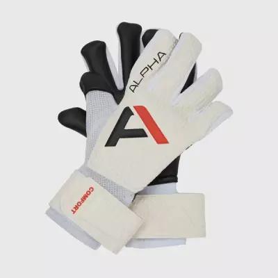 Вратарские перчатки AlphaKeepers, белый, черный