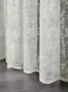 Тюль вуаль для комнаты длинный, с рисунком мрамор высота 220 ширина 300