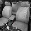 Чехлы на сиденья Mazda Cx-5 (Мазда Сх5) KE с 2015-2017 джип 5 мест серый-серый