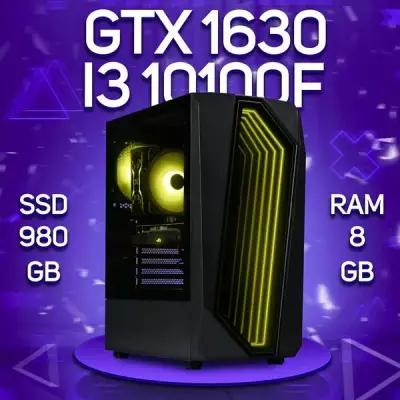 Игровой ПК Intel Core i3-10100f, NVIDIA GeForce GTX 1630 (4 Гб), DDR4 8gb, SSD 980gb