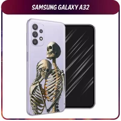 Силиконовый чехол на Samsung Galaxy A32 / Самсунг Галакси А32 "I’m so sorry", прозрачный