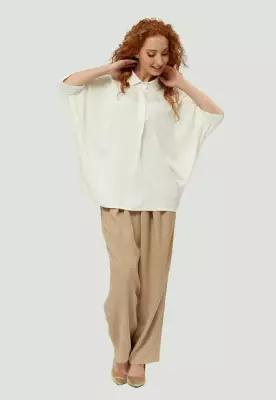 Блуза D'IMMA fashion studio, размер 56, белый