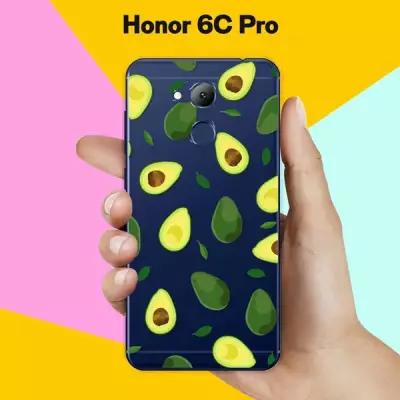 Силиконовый чехол на Honor 6C Pro Авокадо / для Хонор 6Ц Про