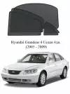 Каркасные автошторки на заднюю полусферу Hyundai Grandeur 4 Седан 4дв. (2005 - 2009)