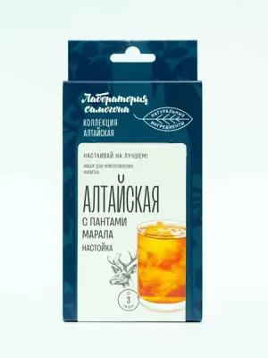 Набор трав и специй для настаивания алкоголя Лаборатория самогона Настойка Алтайская с пантами