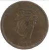 Клуб Нумизмат Монета пенни Ирландии 1816 года Медь Токен