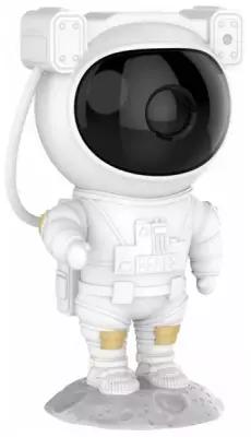 Ночник-проектор "Звёздное небо" астронавт, на подставке, белый