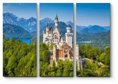 Модульная картина Сказочный замок Нойшванштайн, Германия 110x79