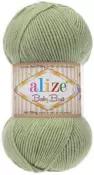 Пряжа Alize Baby best оливковый (138), 90%акрил/10%бамбук, 240м, 100г, 1шт