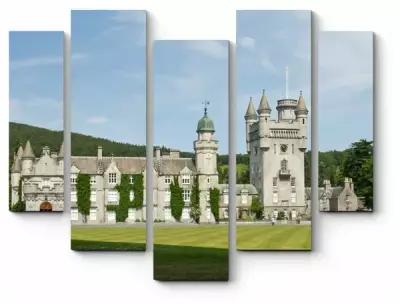 Модульная картина Замок Балморал в Шотландии121x98